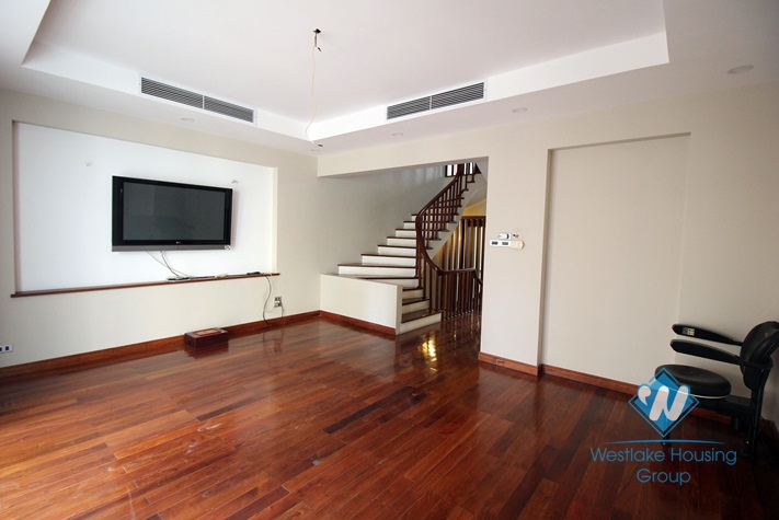 Modern house rental with a pool, nice wooden floor and balcony in Tay Ho